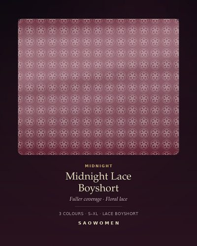 Midnight Lace Boyshort
